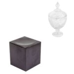 The "Glass Sugar Jar Candy Sweets Bowl with Lid 8849" is likely a decorative and functional container designed to store sugar, candies, or other sweets. Made of glass, it...