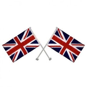 The Great Britain Union Jack Jubilee Car Flags 2 Pack is a set of decorative flags designed for use on vehicles, typically during celebratory events like jubilees, national...