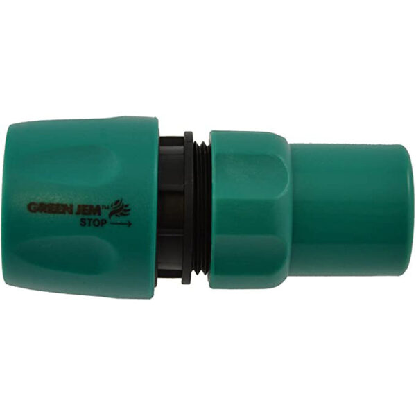 The Green Jem Female Water Stop Connector is a gardening accessory designed to connect hoses securely while allowing for easy water flow control. It typically features a...