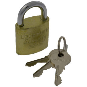 The Green Jem Locksmith Security Padlock 32mm is a type of padlock designed for general security purposes. A case of 12 means that the product is available in a bulk package...