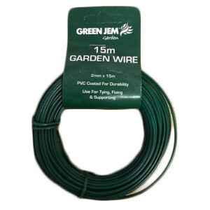 The Green Jem PVC Coated Garden Wire is a versatile and durable product designed for various gardening and outdoor applications. It features a 2mm thick wire that is coated with...