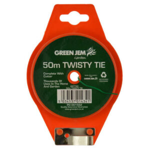 The Green Jem Quality Twisty Tie Garden Roll is a versatile gardening accessory designed to help gardeners secure and organize plants, vines, and various gardening items. The...