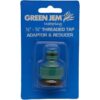 The Green Jem Standard Threaded Tap Adaptor & Reducer is a plumbing accessory designed to connect hoses or other attachments to taps with different thread sizes. This particular...