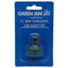 The Green Jem Threaded Tap Connector 3/4'' BSP is a gardening accessory designed to connect a garden hose to an outdoor tap with a British Standard Pipe (BSP) thread size of 3/4...