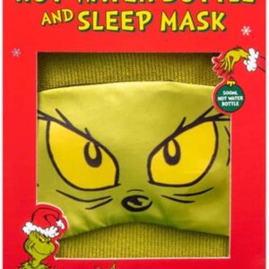 The Grinch Sleep Mask and Hot Water Bottle Set