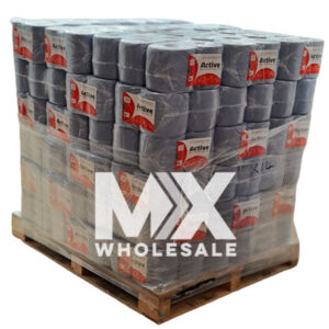 The "Half Pallet Deal" for 42 packs of Active Blue Value Centrefeed Paper Tissue, with each pack containing 6 rolls, is likely a bulk purchase offer. Centrefeed paper tissues...