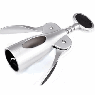 The Heavy Metal Wine Bottle Opener with Side Grip is a durable and stylish tool designed for opening wine bottles with ease. Measuring 17 cm in length, this opener features a...