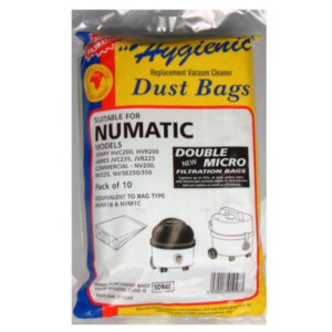 The "Henry Hoover Numatic Paper Bags 10 Pack" refers to a set of replacement vacuum cleaner bags designed for use with Henry Hoover vacuum cleaners, which are manufactured by...