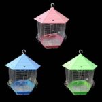 The Hexagon Metal Bird Cages are designed for indoor use and are suitable for birds such as budgies, finches, and canaries. These cages come in assorted colors, allowing for a...