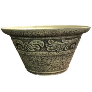 The Hinkley Round Planter with a 30cm diameter in a sandstone finish is likely a gardening product designed for planting flowers, herbs, or small plants. It is typically made of...