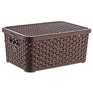 The Hobby Life Rattan Storage Box with Lid, with a capacity of 6 liters, is a compact and stylish storage solution. Designed to resemble woven rattan, this box is typically made...