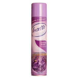 The "Insette Air Freshener Lavender Aroma 300ml - Case of 12" is a bulk package of air fresheners. Each unit within the case contains 300 milliliters of air freshening spray...