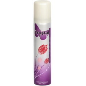 The Insette Ladies Deodorant Body Spray Crystal comes in a 75ml size and is available in a case containing 12 units. This product is designed to provide a refreshing and...