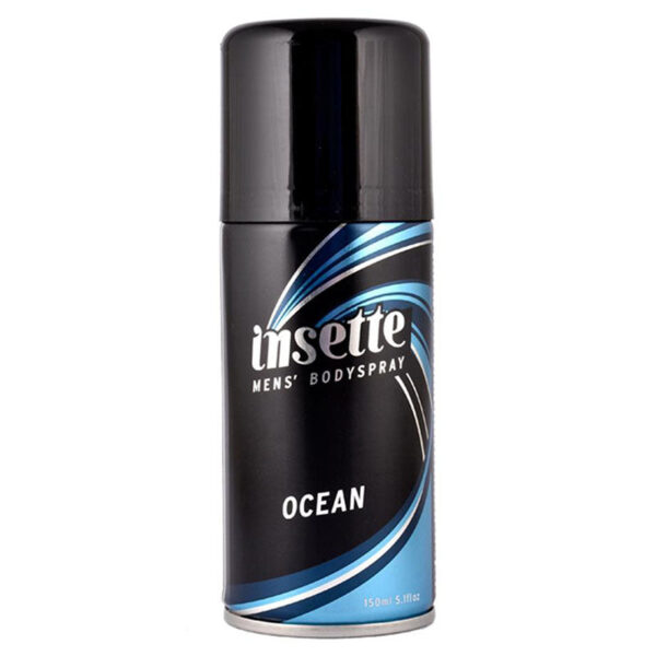 The "Insette Men's Deodorant Body Spray Ocean" is a personal care product designed to provide a fresh and ocean-inspired fragrance for men. The spray comes in a 150ml bottle,...