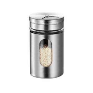 The item you're referring to appears to be a stainless steel glass jar designed for storing spices like salt and pepper. Its dimensions are 8 cm in height and 5 cm in diameter,...