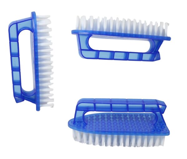 The item you're referring to is a Plastic Laundry Cleaning Scrubbing Brush with a handle, measuring 14 cm in length. It is available in assorted colors and is identified by the...