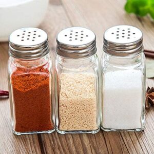 The item you're referring to is a square glass shaker jar designed for holding salt, pepper, or other spices. It measures 9 cm in height and 4 cm in width. The model number for...