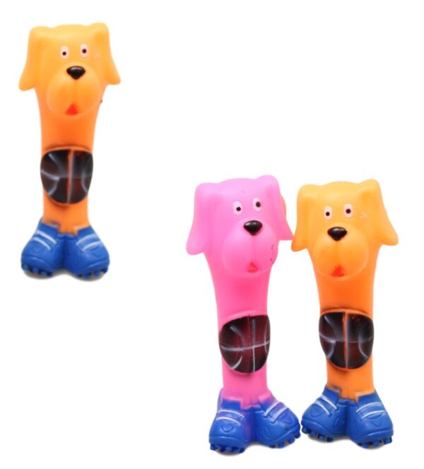 The item you're referring to is a squeaky dog toy designed in the shape of a bone, measuring 17 cm in length. It likely comes in assorted colors, providing a fun and engaging...