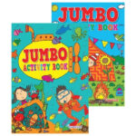 The "Jumbo Activity Book 1 & 2" appears to be a set of activity books typically used for educational or entertainment purposes. The dimensions are 27 cm in height, 20 cm in...