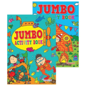 The "Jumbo Activity Book 1 & 2" appears to be a set of activity books typically used for educational or entertainment purposes. The dimensions are 27 cm in height, 20 cm in...