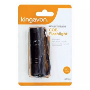 The Kingvon Aluminium COB Flashlight is typically a compact, durable flashlight made from high-quality aluminum for enhanced durability and lightweight handling. COB (Chip On...