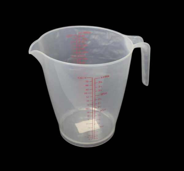 The Kitchen Multipurpose Use Measuring Jug, with a capacity of up to 2000ml or 4 pints, appears to be a versatile tool designed for home cooking and baking. It is likely made of...