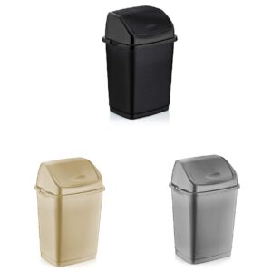 The Kitchen Plastic Fantasy Swig Bin is a 50-litre capacity bin designed for kitchen use. It comes in assorted colors, allowing you to choose one that best fits your kitchen...