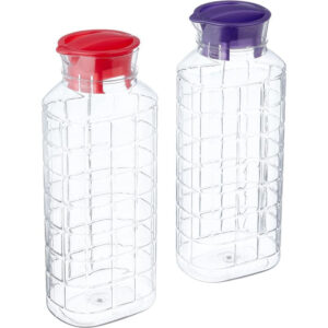 The Lamsa Plastic Flask 1500ml 2 Pack typically refers to a set of two flasks, each with a capacity of 1500 milliliters. These flasks are made of plastic, which makes them...