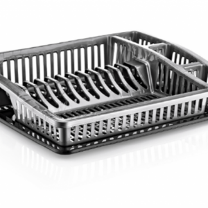 The Large Plastic Dish Drainer with Drip Tray (D07105) is a convenient kitchen accessory designed to help you organize and dry your dishes efficiently. It typically comes in...