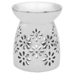 The Leonardo Collection Wax Melt/Oil Burner with Cut-Out Design