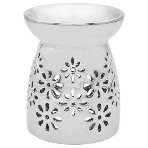 The Leonardo Collection Wax Melt/Oil Burner with Cut-Out Design