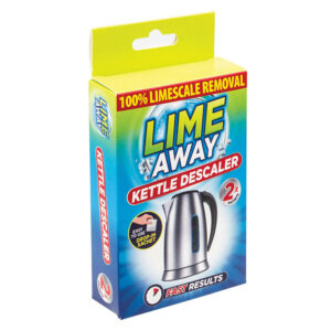 The Lime Away Kettle Descaler 2 x Sachets Twin Pack - Case of 12 typically includes a bulk package containing 12 twin packs of descaling sachets. Each twin pack has two sachets,...