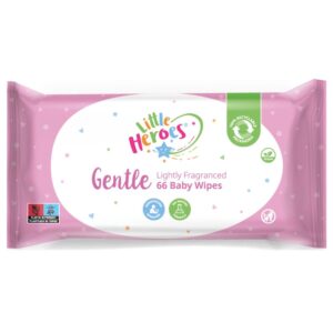 The "Little Heroes Baby Wipes Gentle 66 Sheets - Case of 12" typically refers to a bulk package containing 12 packs of baby wipes, with each pack containing 66 wipes. These...