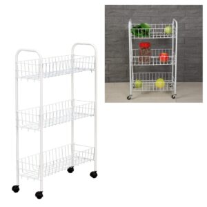 The Metal 3 Tier Fruit and Vegetable Kitchen Storage Rack is a practical and stylish solution for organizing your kitchen space. With dimensions of 32 x 62 cm, it offers ample...