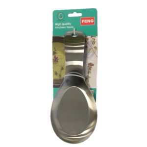 The "Metal Flat Kitchen Spoon Rest" is a kitchen accessory designed to hold spoons and other utensils to keep your countertop clean while cooking. The dimensions are 20 x 8.5...