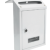 The Metal Mail Letterbox with dimensions 260 x 200 x 75 mm seems to be a compact, durable option for securely receiving mail. The "Assorted Colours" indicates that the letterbox...