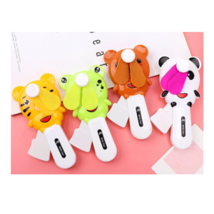 The Mini Hand Fan with Animal Design is a compact and portable fan, measuring approximately 13.5 cm. It comes in assorted designs, featuring various animal motifs, making it...