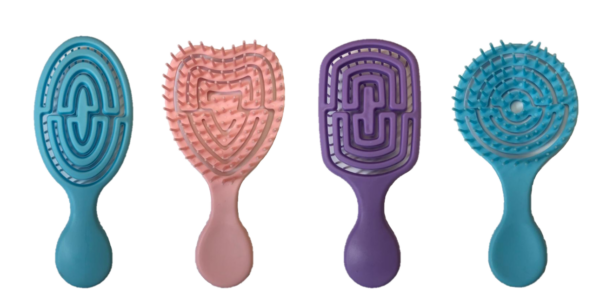 The Mini Plastic Hair Brush Comb is a compact and convenient grooming tool, measuring 14 cm in length. It is available in assorted designs and colors, offering a variety of...