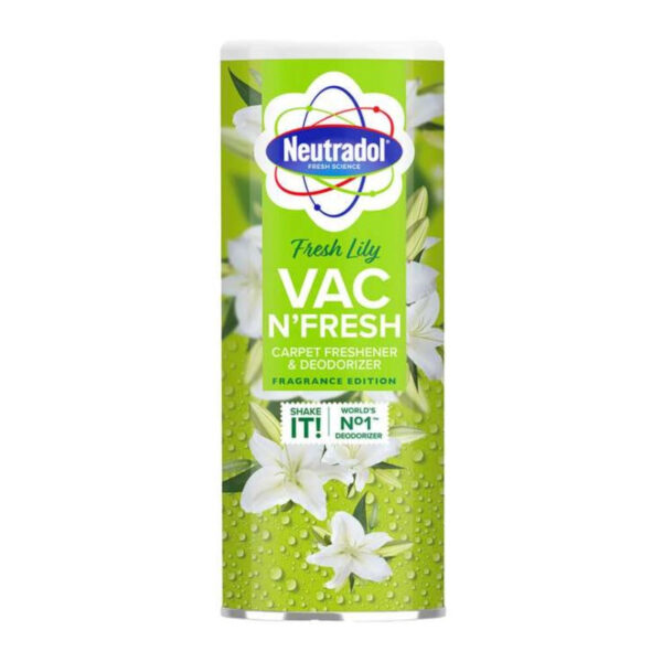 The Neutradol Fresh Lily Carpet Deodorizer is a product designed to eliminate odors and freshen up carpets, leaving a pleasant fresh lily scent. This specific listing is for a...