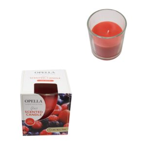 The Opella Scented Candle in a Glass Jar with Fresh Berries Fragrance is a product designed to offer a pleasant and refreshing aroma of berries. It is contained in a glass jar,...