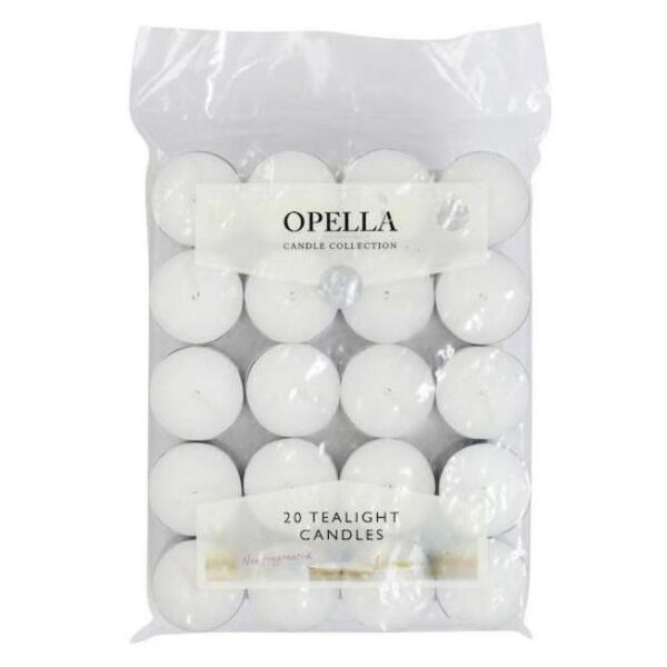 The Opella Tealight Candles 8 Hour 20 Pack typically refers to a set of tealight candles known for their long-lasting burn time of approximately 8 hours per candle. These...