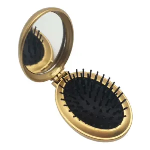 The Oval Travel Folding Pocket Hair Brush with Mirror is a compact and convenient grooming accessory designed for on-the-go use. It features an oval shape and includes a mirror,...