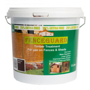 The Palace Fence Guard Timber Treatment in Chestnut Brown is a 5-liter product designed for treating and protecting wooden fences. This timber treatment typically helps to...