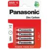 The Panasonic Zinc Carbon AAA Battery 4 Pack - Case of 12 refers to a bulk package of Panasonic's AAA batteries. These are zinc-carbon batteries, which are typically used in...