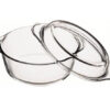 The PB Borcam Round High Quality Clear Glass Casserole Dish with Lid is a versatile kitchen item ideal for cooking, baking, and serving. With a capacity of 2.1 liters, it is...