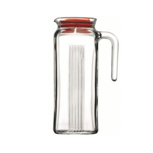 The PB Frigo Glass Water Jug with Lid is a 1-liter capacity jug designed for storing and serving water or other beverages. The model number for this product is 80050. It...