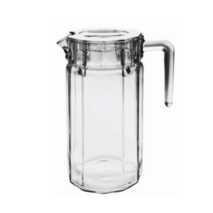 The PB Kosem Glass Water Jug with Lid is a stylish and functional kitchen item with a capacity of 1.4 liters. It features a sleek design made of glass, which makes it suitable...