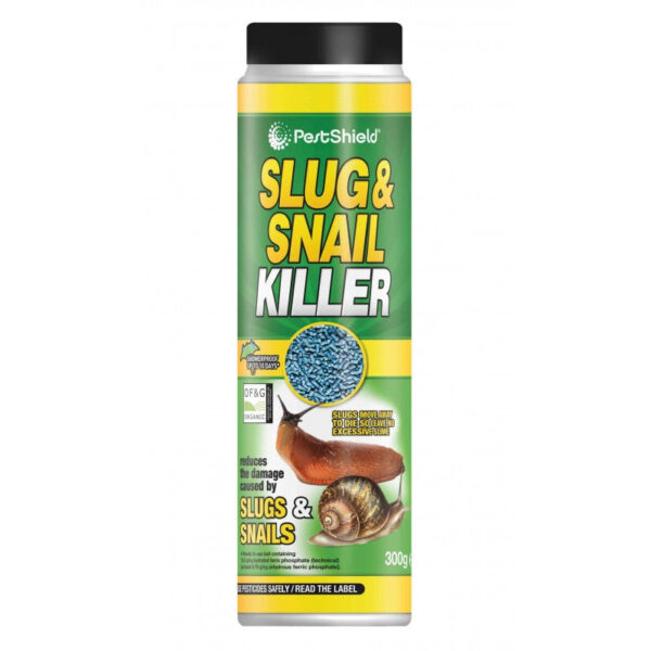 The PestShield Slug & Snail Killer is a product designed to control and eliminate slugs and snails in gardens and outdoor areas. This particular item comes in a 300g package,...