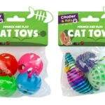 The "Pet Cat Toy Pack" with 3 or 4 pieces and assorted designs, identified by the code 317553 A, is likely a product designed for entertaining and engaging cats. These packs...