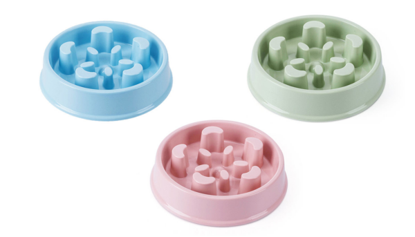 The Pet Dog Food Slow Feeding Feeder Bowl is designed to help pets eat at a slower pace, which can aid digestion and prevent issues such as bloating or vomiting. This particular...